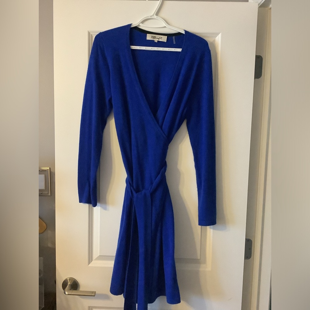Blue Wrap Dress